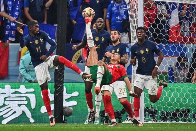 世界杯半决赛法国vs摩洛哥进球回放